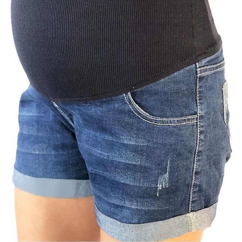 Patpat Jean maternity shorts size medium - Picture 3 of 5